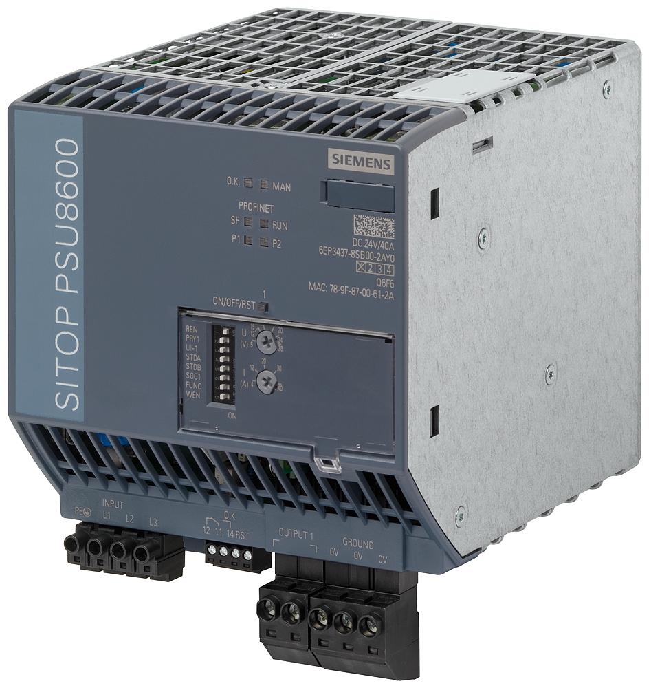 Блок питания стабилизированный SITOP PSU8200 48 V/20 A 6EP3447-8SB00-0AY0 Siemens 6EP3447-8SB00-0AY0