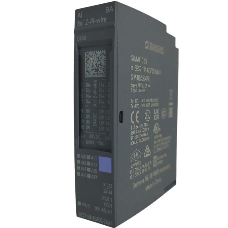 Модуль аналогового ввода AI 8XI 2-/4-WIRE BASIC SIMATIC ET 200SP 6ES7134-6GF00-0AA1 Siemens 6ES7134-6GF00-0AA1