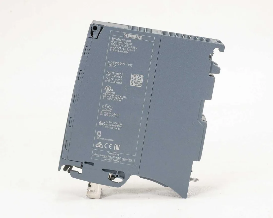 Модуль аналоговых входов AI 8 X U/I/RTD/TC SIMATIC S7-1500 6ES7531-7KF00-0AB0 Siemens 6ES7531-7KF00-0AB0