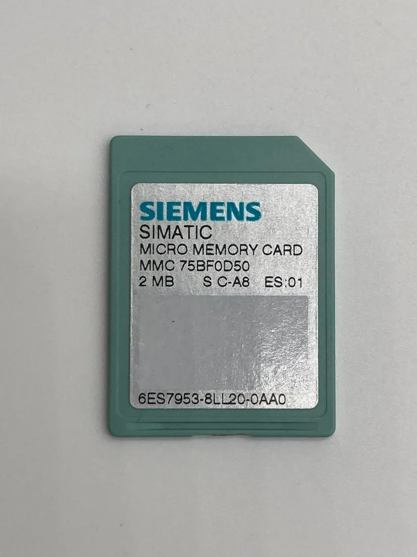 Микрокарта памяти MMC для S7-300/C7/ET 200 6ES7953-8LL31-0AA0 Siemens 6ES7953-8LL31-0AA0