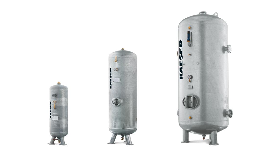 Air receiver KAESER 500l 11 bar vertical RECEIVER-500L