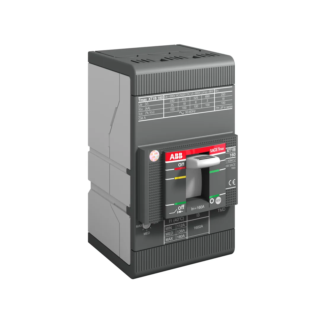 Circuit breaker ABB Tmax XT1B 160 TMD 100A XT1B160-TMD100