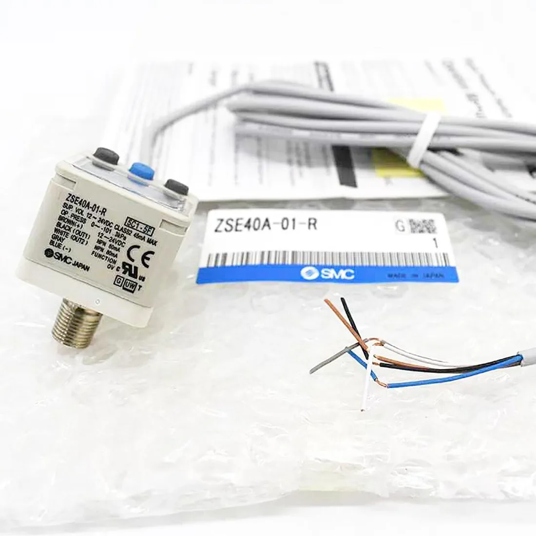 SMC ZSE40A-01-R цифрлық қысым релесі ZSE40A-01-R